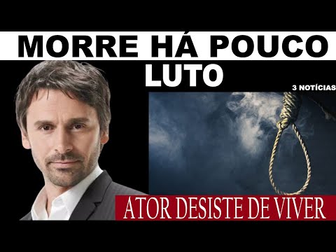 LUTO MORREU AGORA POUCO QUERIDO ATOR, MURILO ROSA AOS 54 ANOS ACABA DE... TRISTE