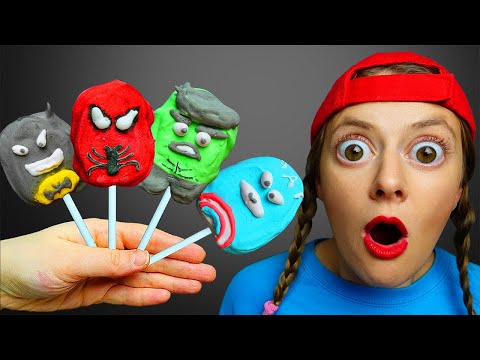 MUKACHU 손가락 가족 노래 먹는 비디오 Lollipops new