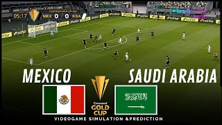 México vs. Arabia Saudita Copa Oro 2025 Partido Completo Simulación y Predicción