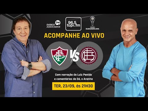FLUMINENSE 1 x 1 LANÚS - Sul-Americana - Quartas - Volta - 23/09/2025 - AO VIVO