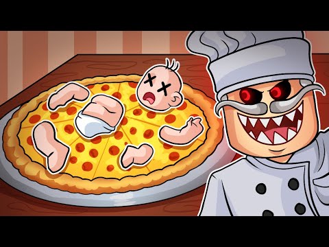 BEBE NOOB ES CONVERTIDO EN PIZZA🍕😱  NADIE SOBREVIVE A PIZZERO MALVASO EN ROBLOX