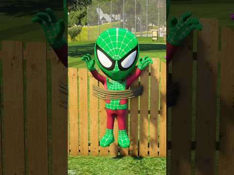 SPIDER-MAN SAVING KIDS #gta5 #spiderman #shorts