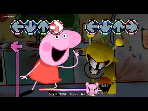 FNF Sprunki Horror All Phases VS Peppa All Phases Sings Bacon Song | Incredibox Sprunki FNF Mods