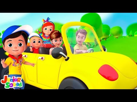 Yolda Sürüş Şarkısı 🚙 Junior Squad ile Neşeli Yolculuk | Eğlenceli Çocuk Şarkısı