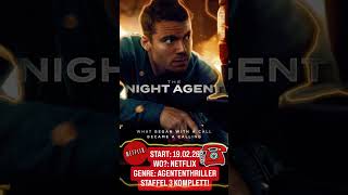 SHORTS: S3 der Thrillerserie THE NIGHT AGENT läuft seit dem 19.02.26 bei Netflix #thenightagent
