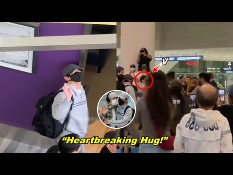 Jungkook Said THIS While Hugging Taehyung at the Airport! Emotional Reaction Made Everyone Cry!