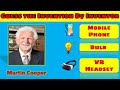 Famous Inventions and Their Inventors