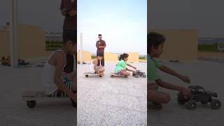 RC Car Train 🚂 #shorts #devkeexperiment