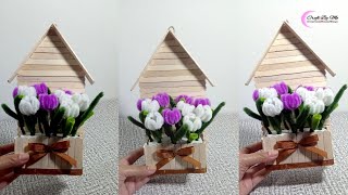 Ide Kreatif Hiasan Dinding dari Stik Es Krim