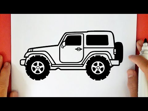 COMO DIBUJAR UN CARRO JEEP