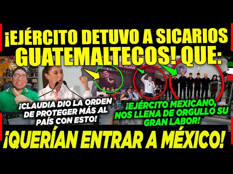 CAMPECHANEANDO SÁBADO! EJÉRCITO DETIENE A GUATEMALTECOS QUE QUERÍAN ENTRAR A LA MALA A MÉXICO