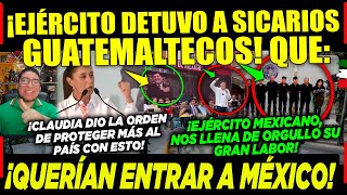 CAMPECHANEANDO SÁBADO! EJÉRCITO DETIENE A GUATEMALTECOS QUE QUERÍAN ENTRAR A LA MALA A MÉXICO