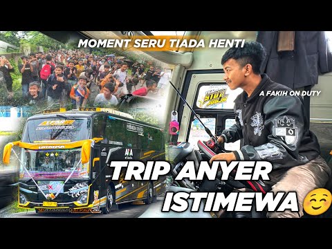 TRIP ISTIMEWA SELALU ADA CERITA‼️ TRIP ANYER SERU NAIK BUS AKA WISATA ALFARIZI LATANSA GOKIL