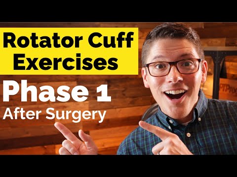 Rotator Cuff Surgery Rehab: Phase 1