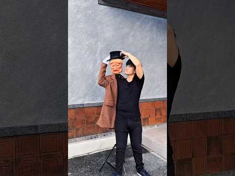 Street art boneka hidup wayang golek #shortvideo