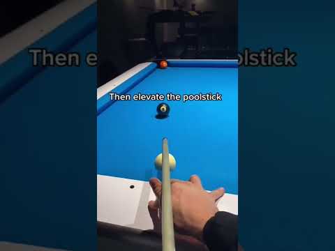 Pool lesson: how to play a pool jumpshot ✅ (P.O.V)! #billiards #8ballpool #billiard