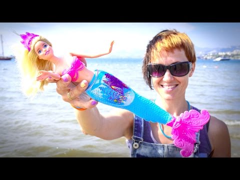 Барби. Видео для девочек. Русалка мечтает стать принцессой
