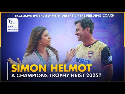 Desert Vipers fielding coach Simon Helmot spills the beans on his secret recipe | ILT20 | UAE