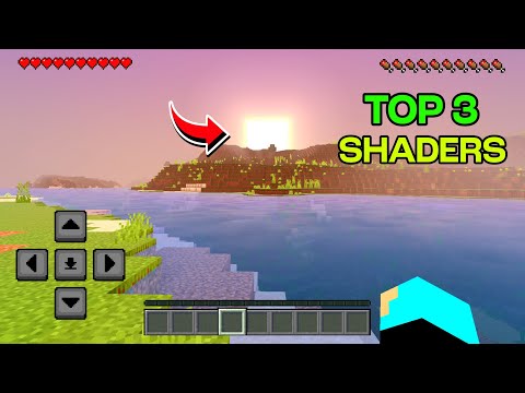 TOP 3 SHADERS REALISTAS E LEVES PARA MINECRAFT PE 1.21 !! (Bedrock)