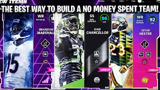 THE BEST WAY TO BUILD A NO MONEY SPENT TEAM IN MADDEN 22! | MADDEN 22 ULTIMATE TEAM