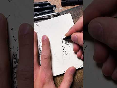 [ASMR] Drawing NAGATO - Naruto Shippuden #satisfying #shorts #asmr