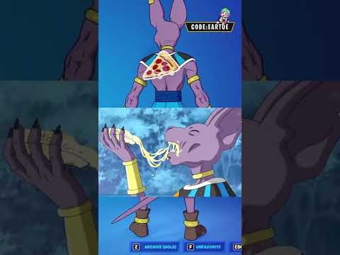 I created GOKU & BEERUS references in FORTNITE