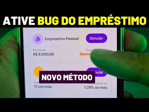 COMO FAZER EMPRÉSTIMO PESSOAL FÁCIL  LIBEROU R$8 MIL REAIS RÁPIDO NA HORA PARA NEGATIVADO