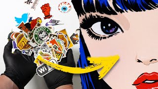 Turning Stickers... into a Masterpiece?!