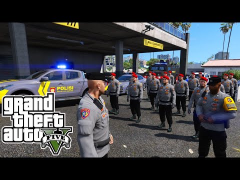 Patroli Reskrim Kejar Kejaran Dengan Penculik Bersenjata || GTA 5 Mod Polisi Indonesia