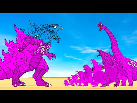 Evolution Of SHIN GODZILLA RADIATION Vs DINOSAUR, KONG, SHARKZILLA : Returning From The Dead SECRET