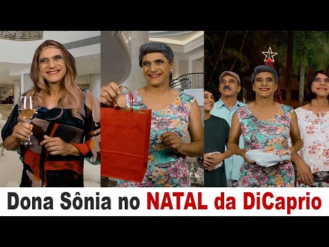 DONA SÔNIA  no NATAL  da DICAPRIO