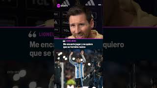 Nosotros tampoco queremos que se termine nunca, Leo 🥺🇦🇷🐐