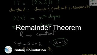 Remainder Theorem