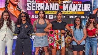 AMANDA SERRANO VS LUCRECIA MANZUR PRESS CONFERENCE