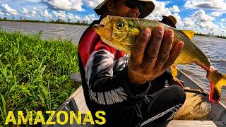 FARTURA DE PEIXES NESSE RIO NO AMAZONAS:Veja a Pescaria Abençoada🎣