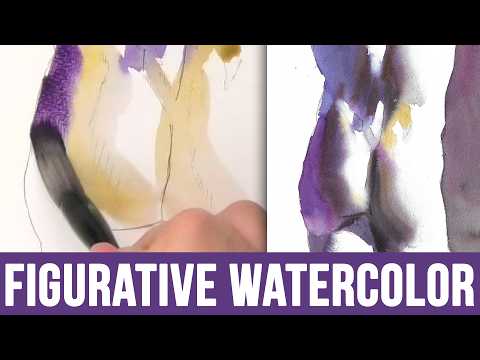 Easy Figurative Watercolor Painting Tutorial