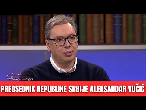 CIRILICA - Predsednik Srbije Aleksandar Vucic - "Nedvosmisleni pozivi na nasilno rusenje poretka"