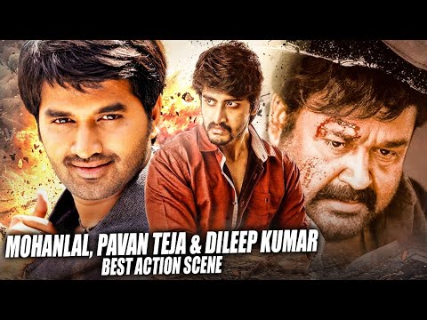 Ultimate Fight Scene | Mohanlal, Pavan Teja, Dileep Kumar | South Action Scene | Hindi Dubbed Movie