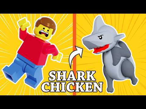 Cursed LEGO Shark Tralalelo Tralala Attacks LEGO City!
