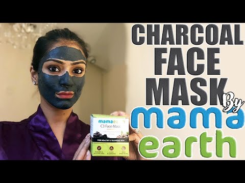Charcoal Face Mask By Mama Earth | DIY Face Mask for Glowing Skin | Mamaearth