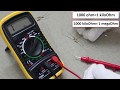 Multimeter Resistance Measurement Techniques