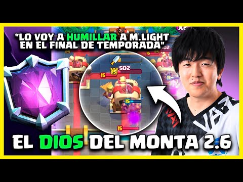 "Este JUEGO es muy FÁCIL..." Esta LEYENDA Del MONTA 2.6 DESTROZA a los TOP MUNDIALES en Clash Royale