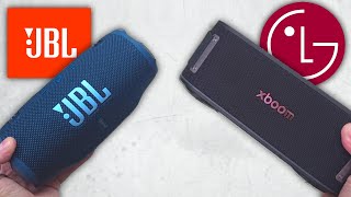 JBL Charge 6 vs LG Xboom Bounce. Mejores altavoces Bluetooth del mundo.