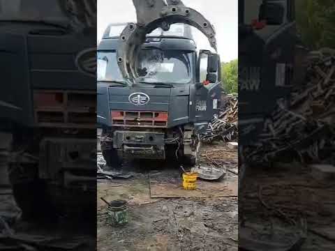 Destroy the truck - Phá Hủy Xe Tải Trung Quốc #Shorts