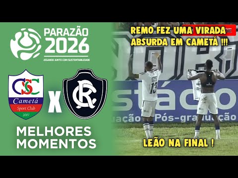 Cametá-PA 2 x 3 Remo-PA