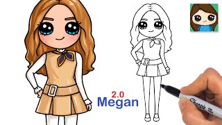 How to Draw Megan 2.0 | AI Doll
