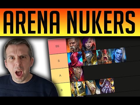 FULL ARENA NUKER TIER LIST 2023! WHO ARE THE BEST NUKERS? | Raid: Shadow Legends