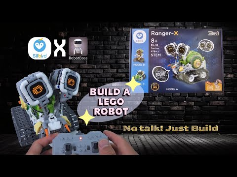 Unboxing and Build New Sillbird Snaizer STEM Robot | Satisfying Lego Robot Build