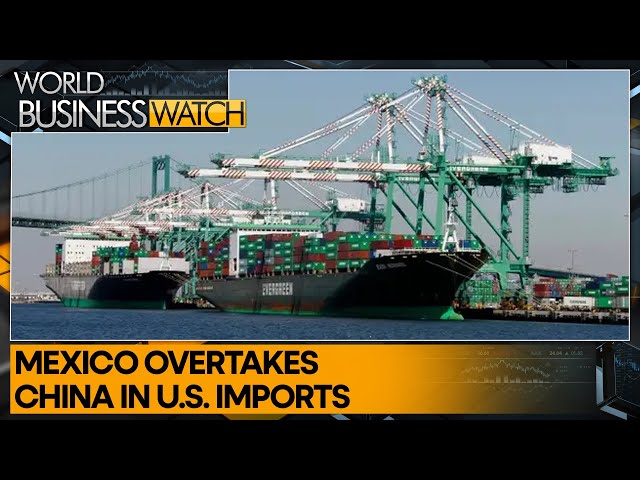 US Imports from Mexico surpass China for first time in 20 years