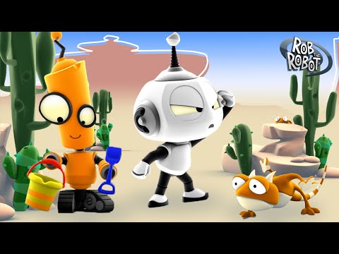 A Shore Thing in Space! | Rob the Robot | Kids Educational Cartoons